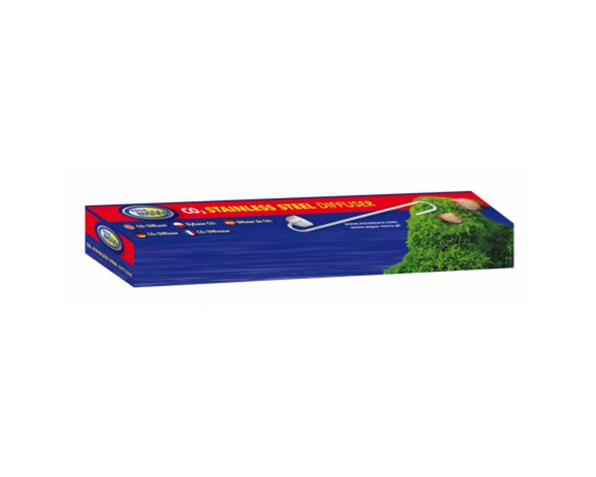 Aqua Nova roestvrij staal CO2 diffuser 30 mm in de verpakking