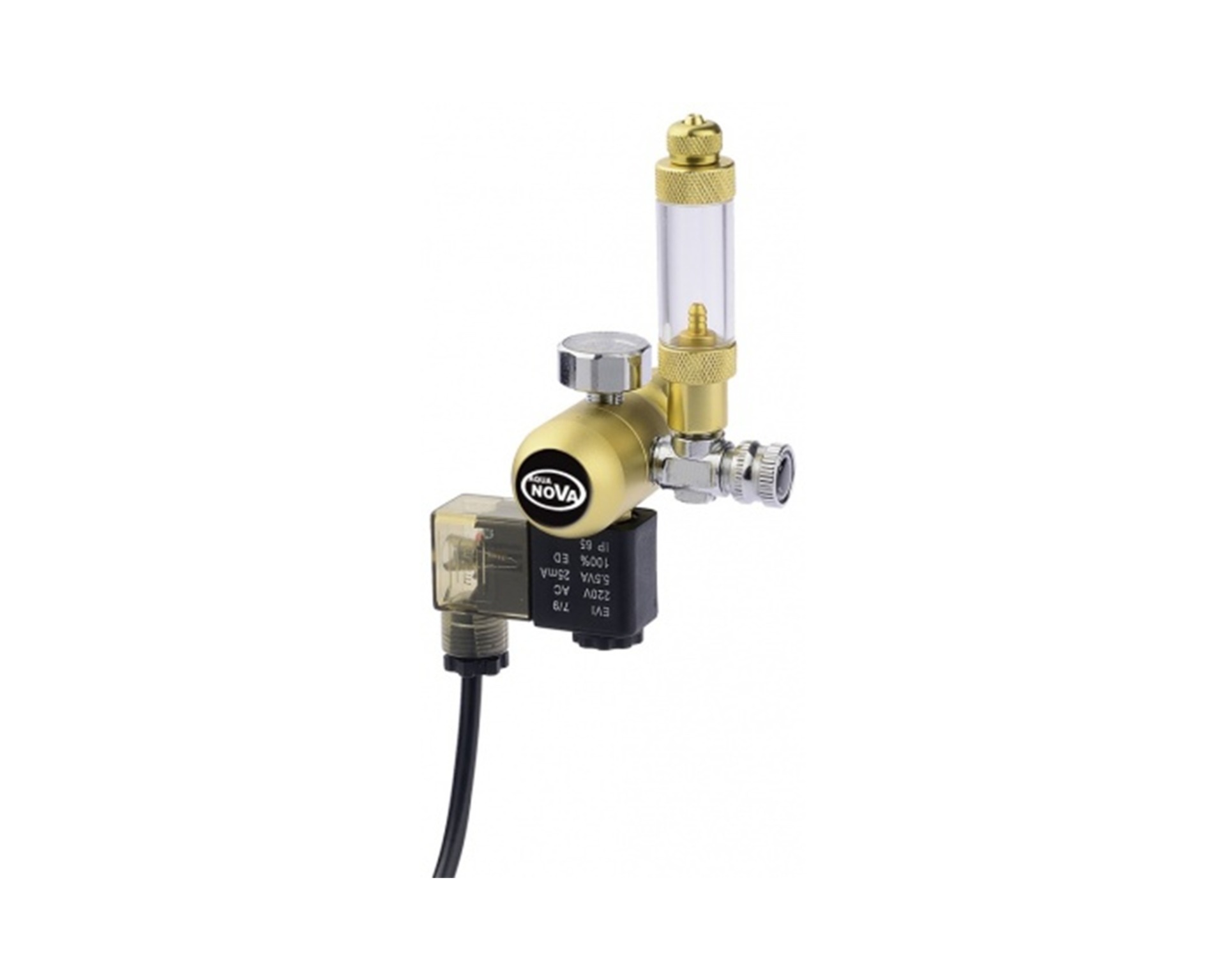 Aqua Nova gold series CO2 drukregelaar met magneetventiel