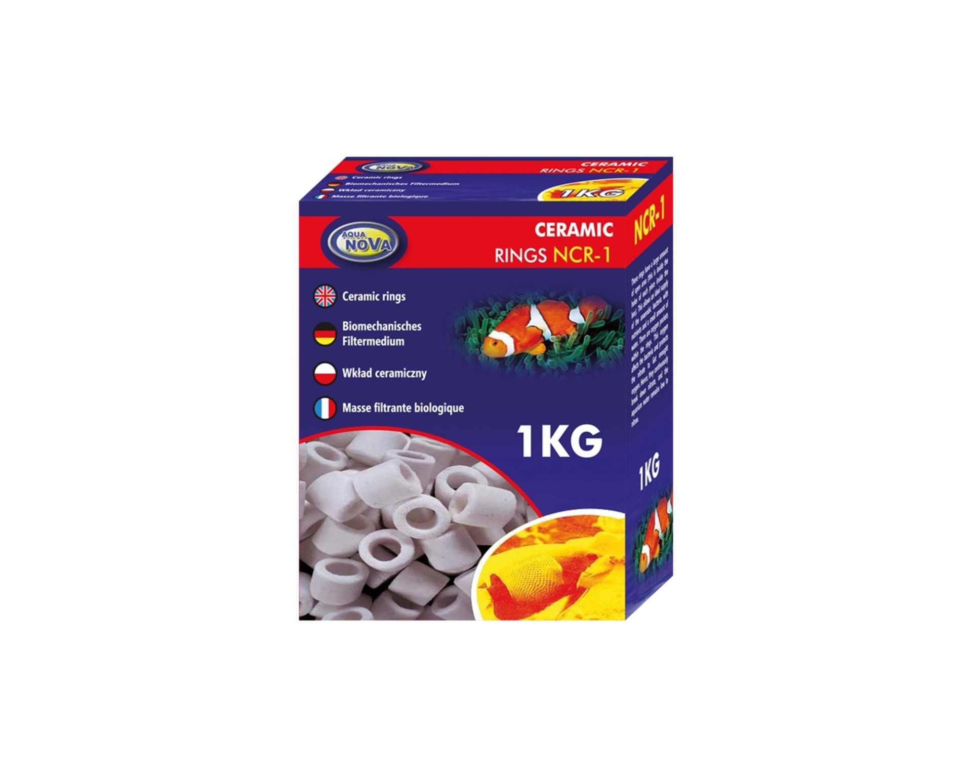 Aqua Nova keramische ringen filtermateriaal 1 kg