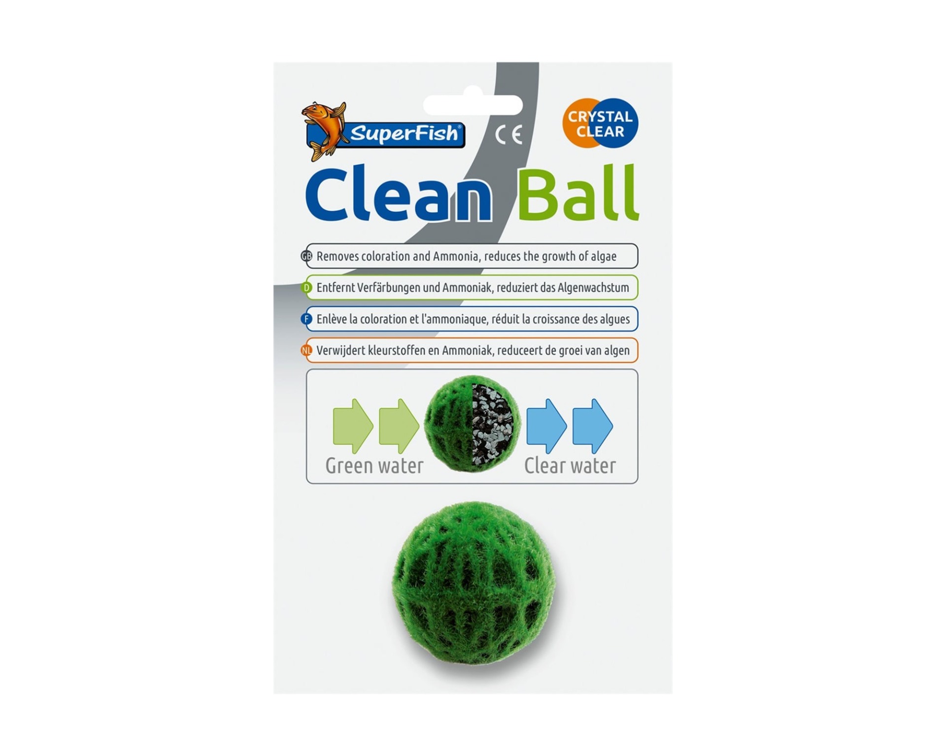 Superfish Clean Ball, in de verpakking